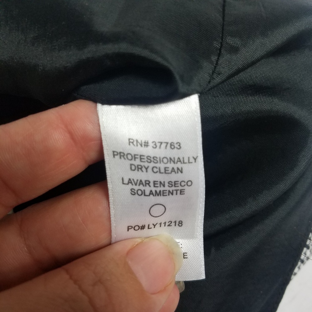 LAUNDRY BY SHELLI DRESS Black and white SIZE 2 - Picture 8 of 8